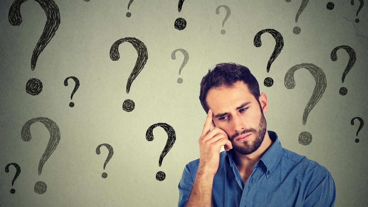 Знак вопроса в рамке