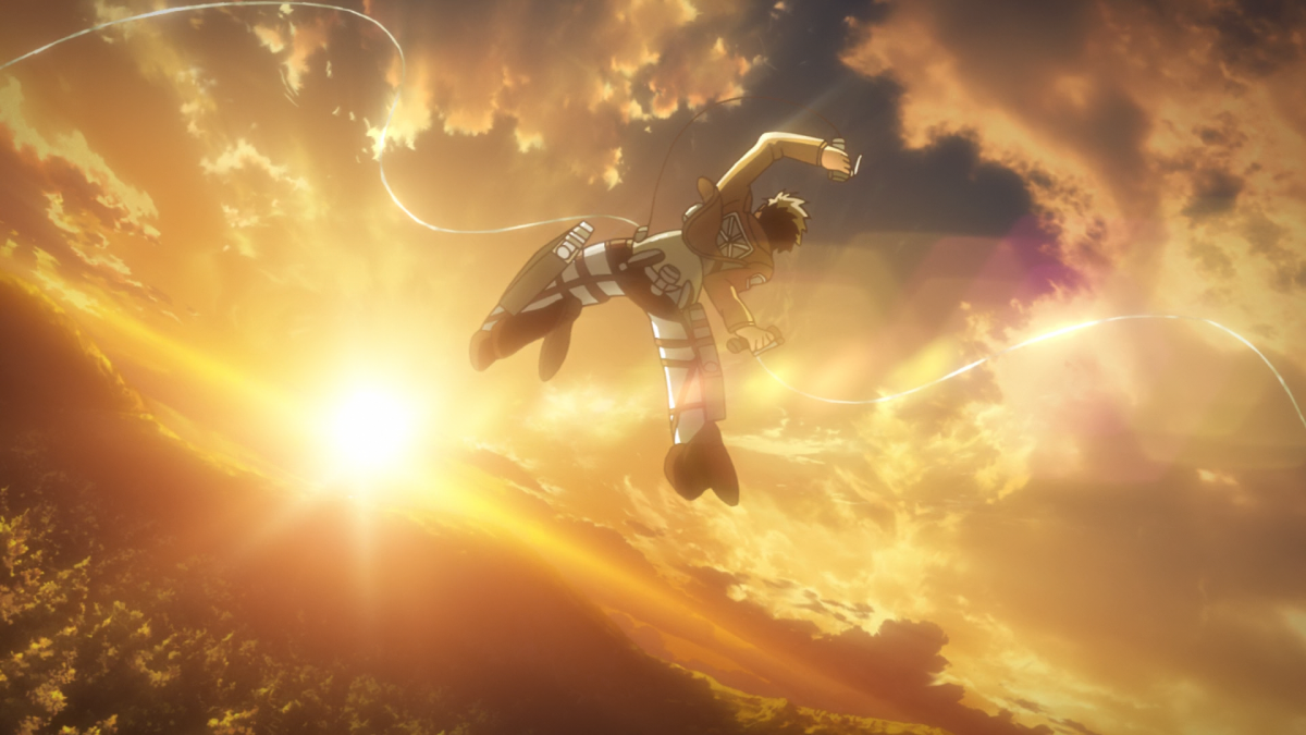 Атака титанов летающий 1 Титан