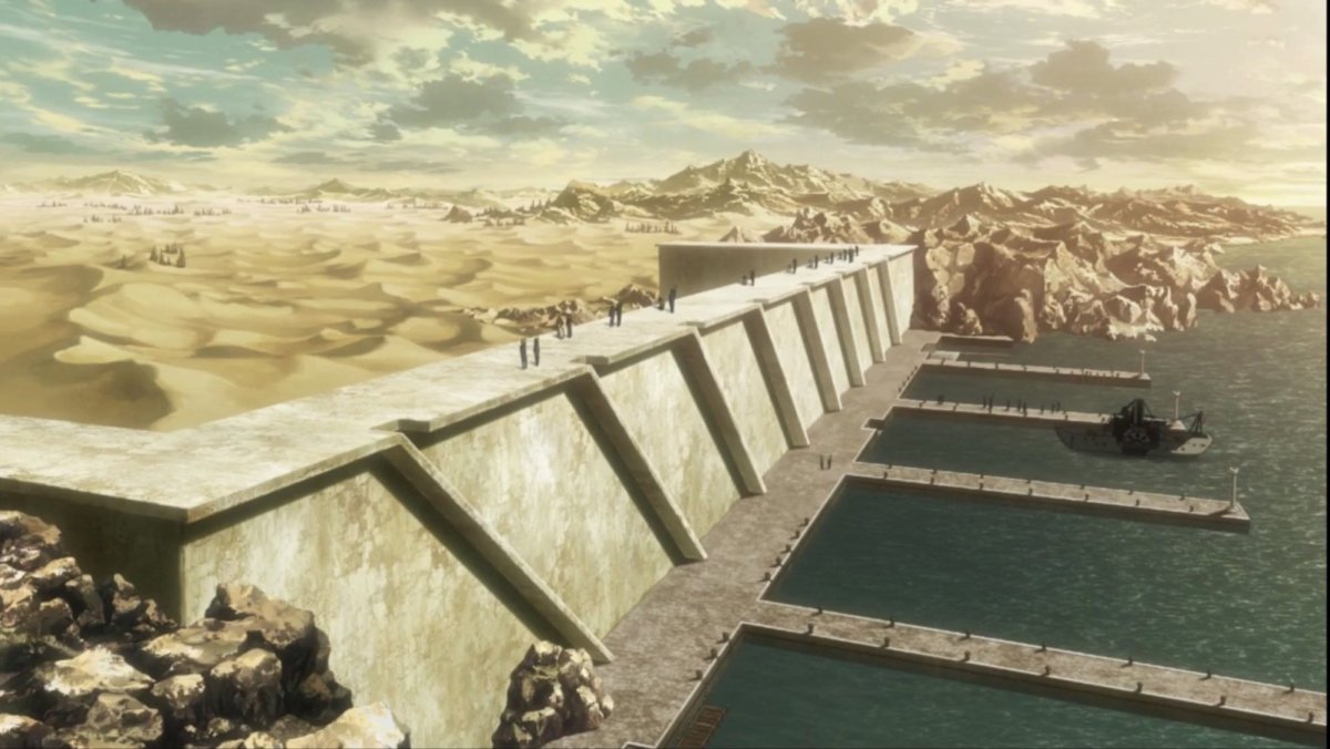 Парадиз атака титанов пейзаж