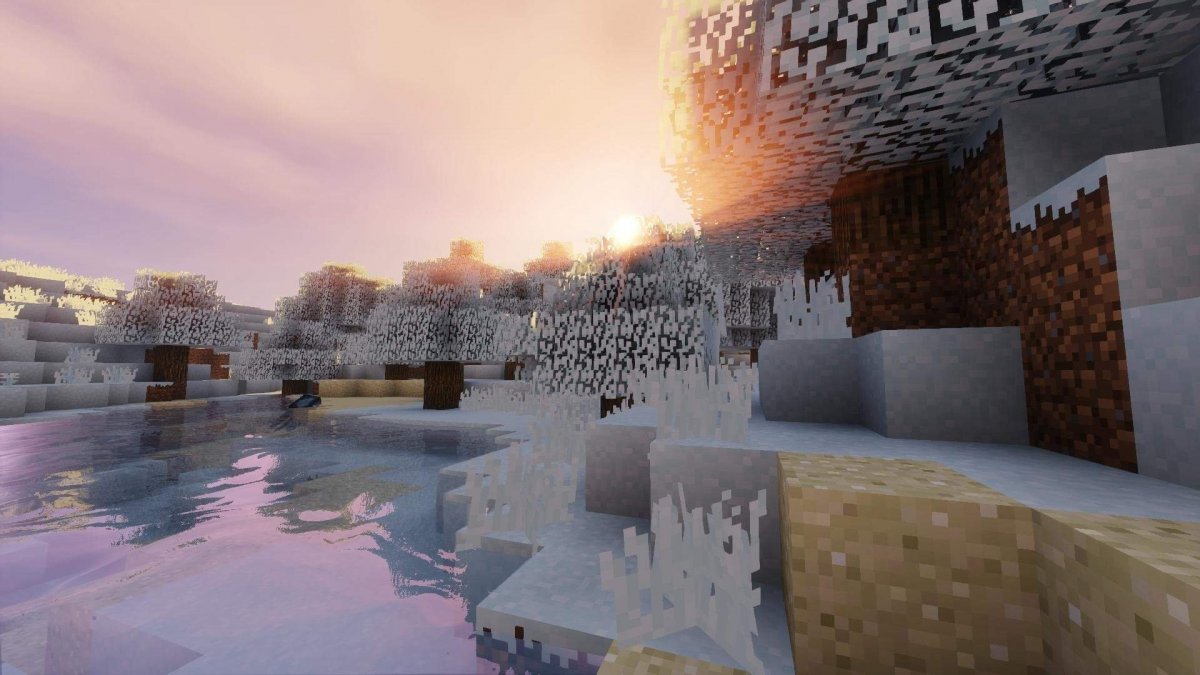 Майнкрафт биомы снежный биом