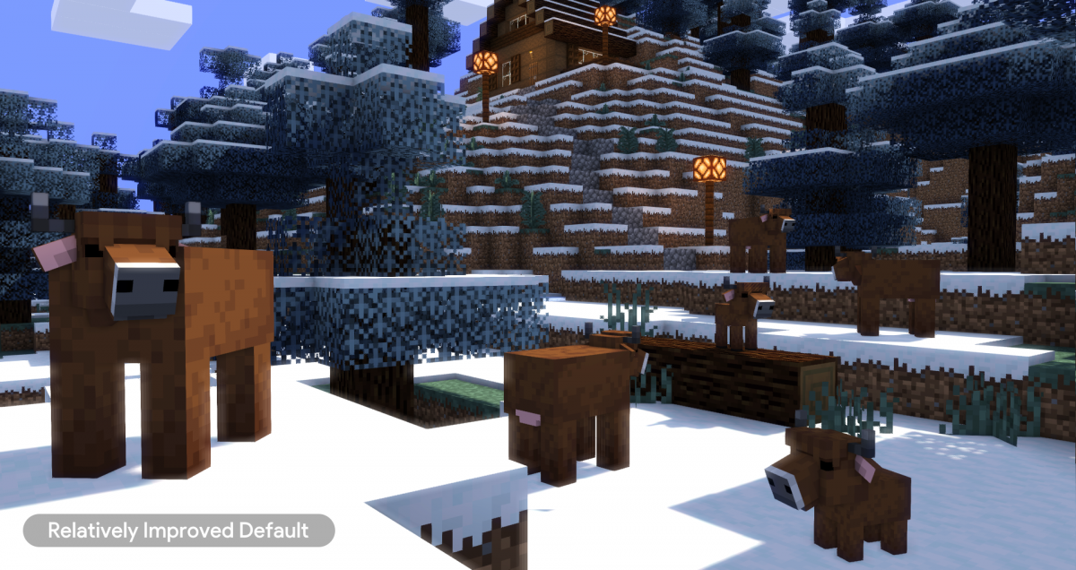 Майнкрафт снежный биом