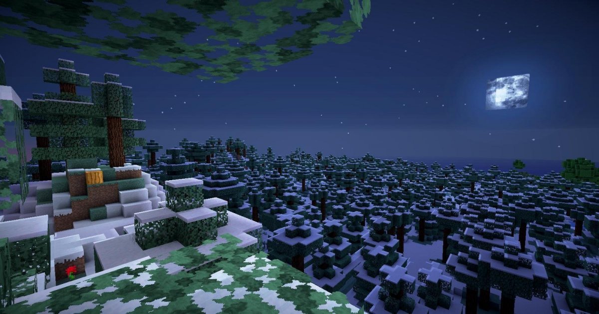 Ночь в МАЙНКРАФТЕ