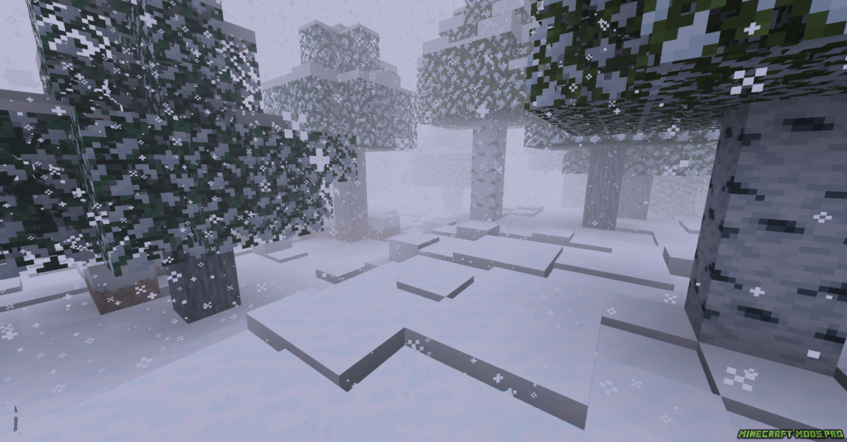 Снежный биом в Майне