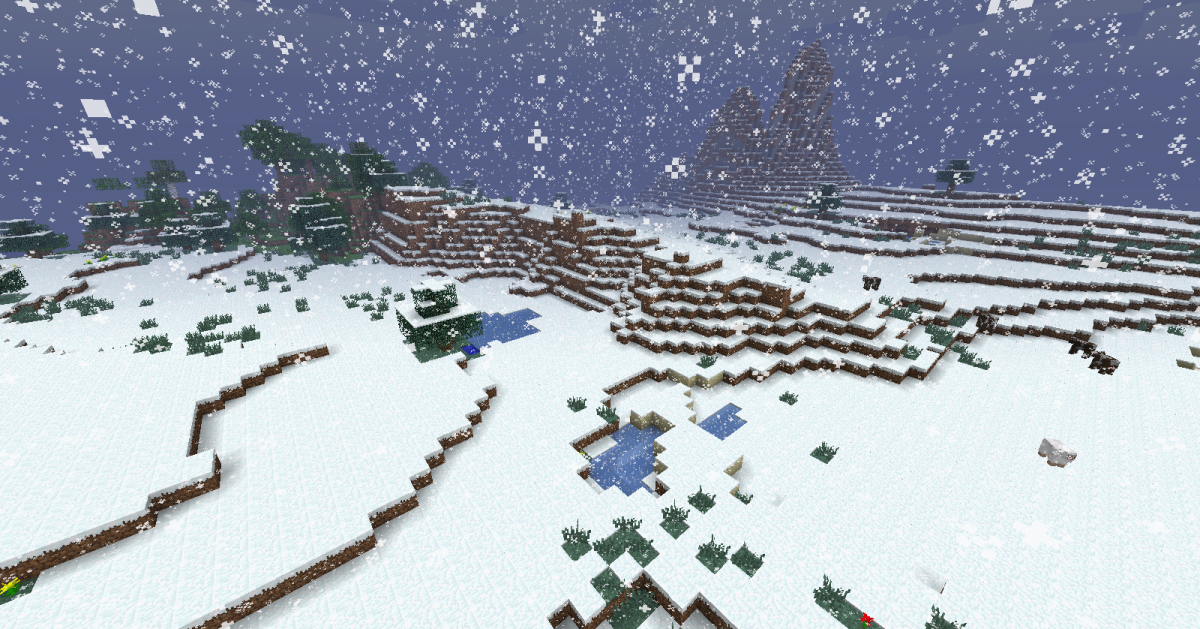 Биом зима майнкрафт