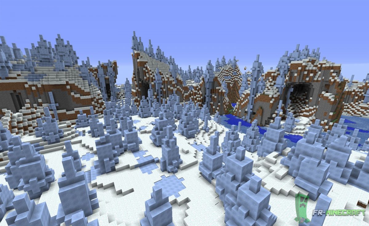 Minecraft зимний биом