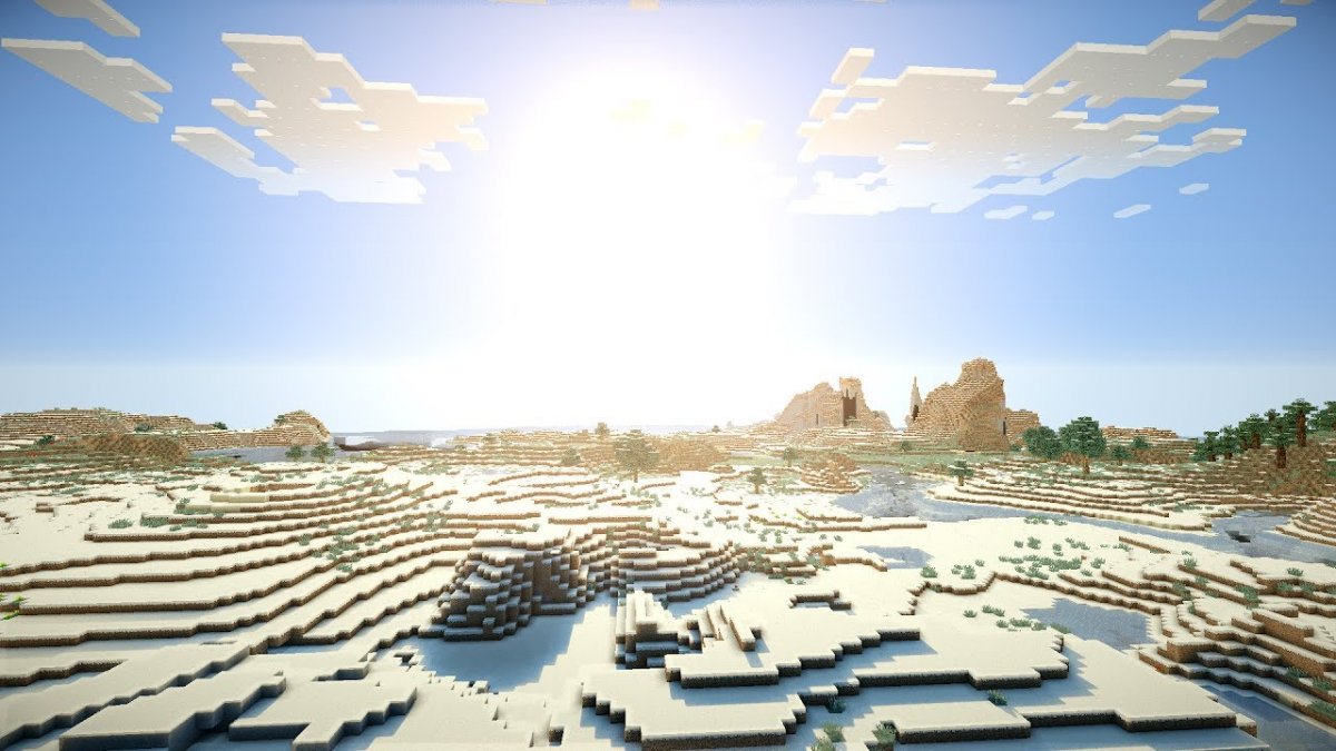 Майнкрафт зимний биом