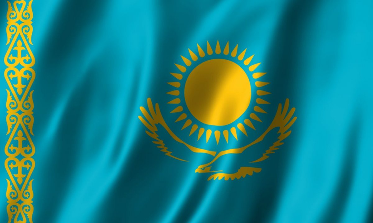 Флаг Казахстана