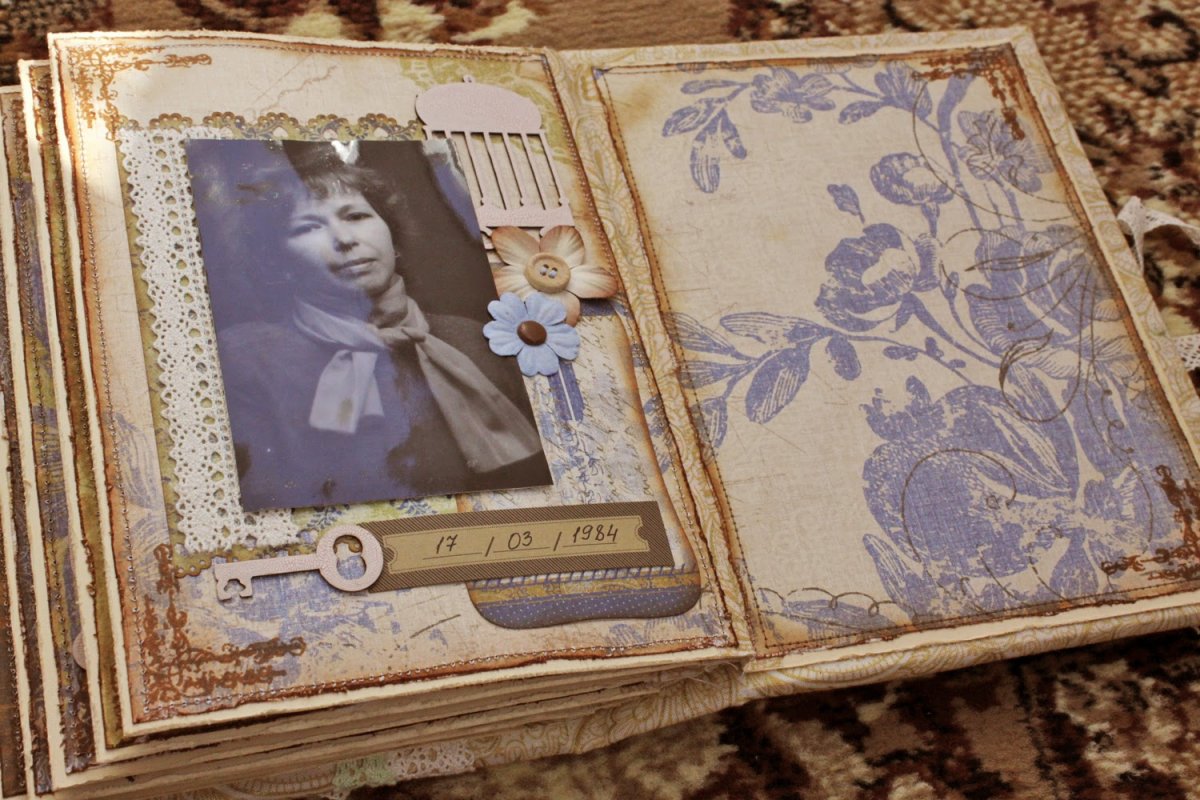 Фотоальбом в старинном стиле