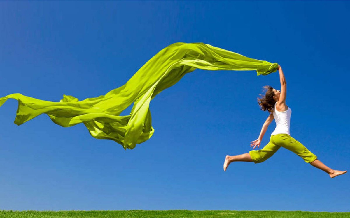 Здоровый энергичный человек