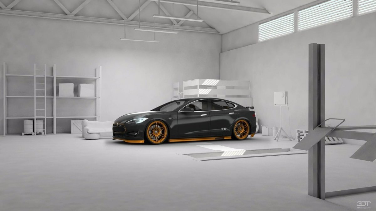 Машина в гараже