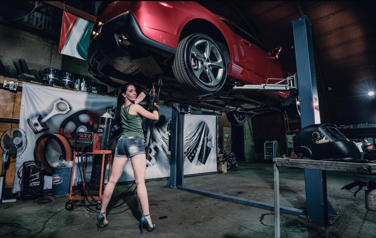 Автомастерская фон