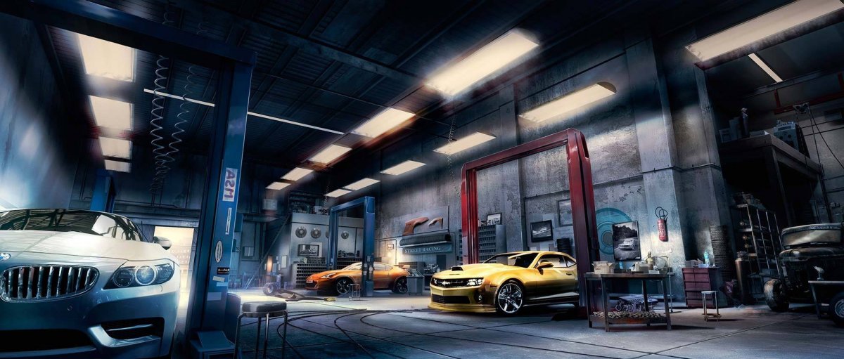 Фон для баннера автосервиса