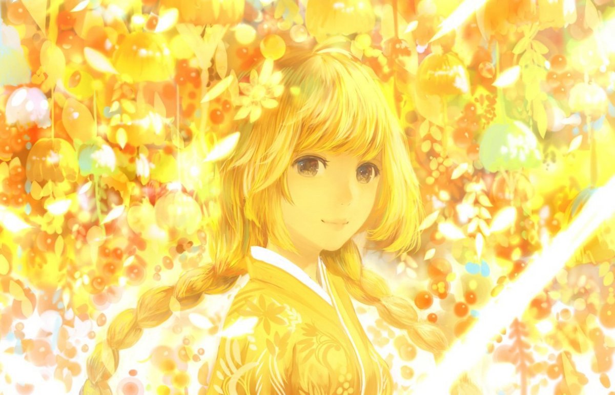 Аниме желтый