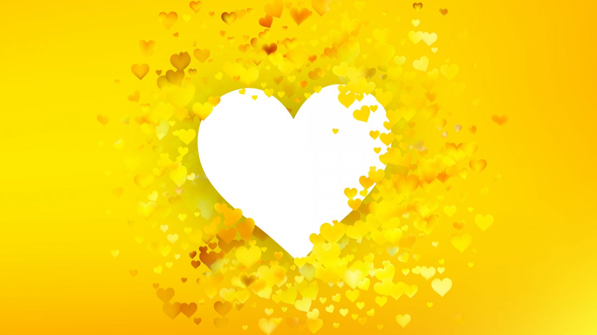 Яркий желтый фон