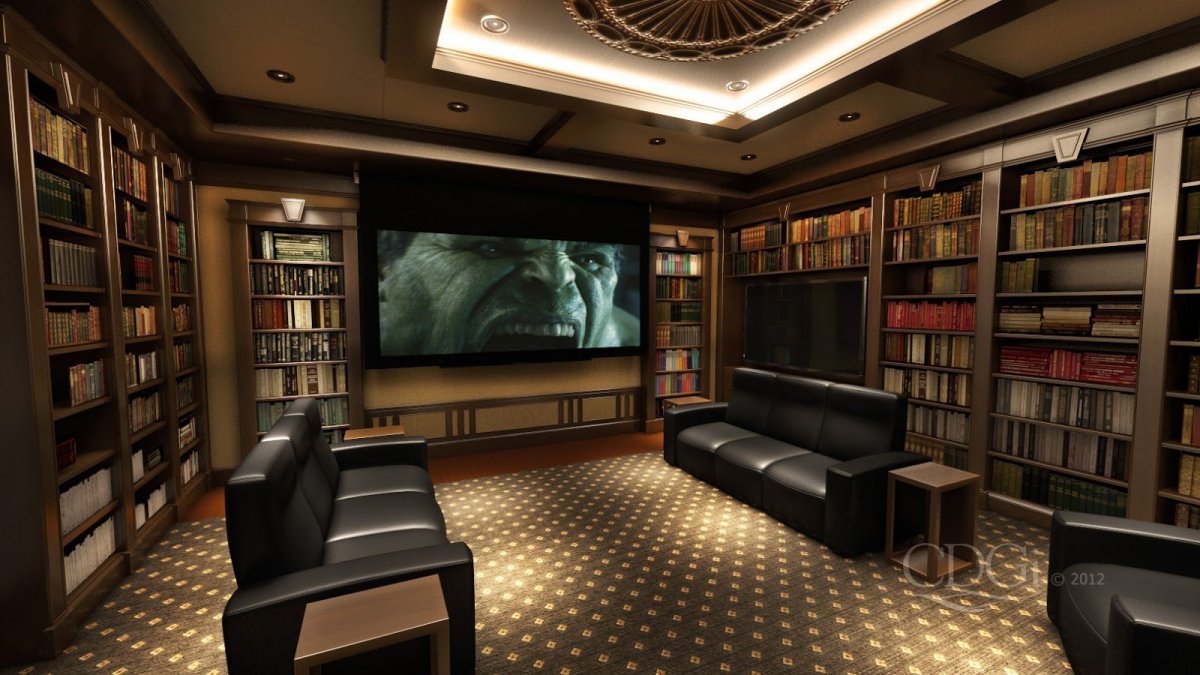 Интерьер библиотеки