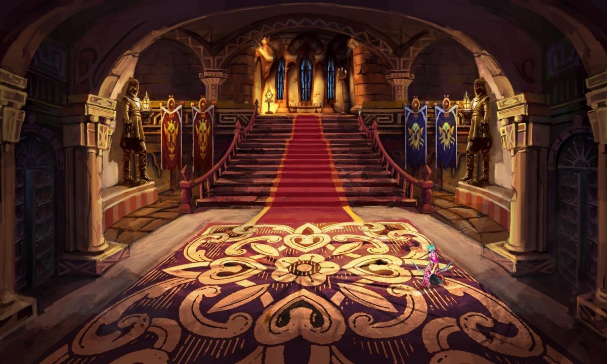 Тронный зал красной королевы