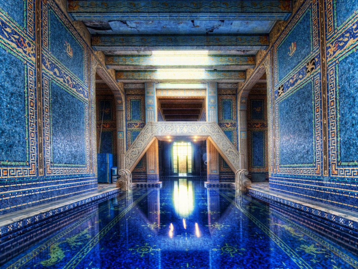 Hearst Castle бассейн