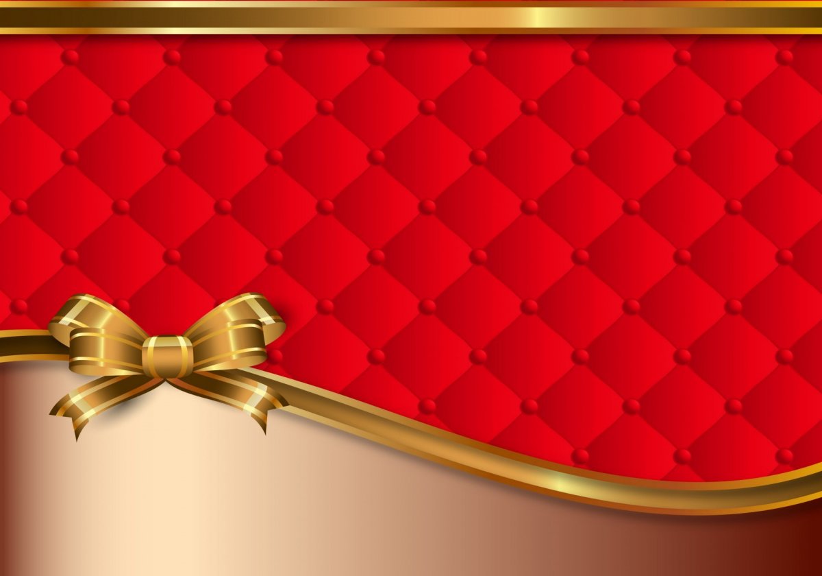 Обивка красная с золотом