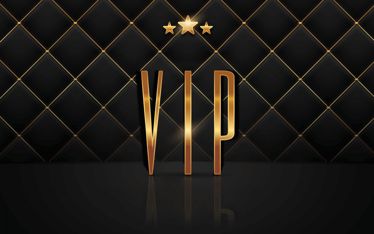 Вип черный золотой фон