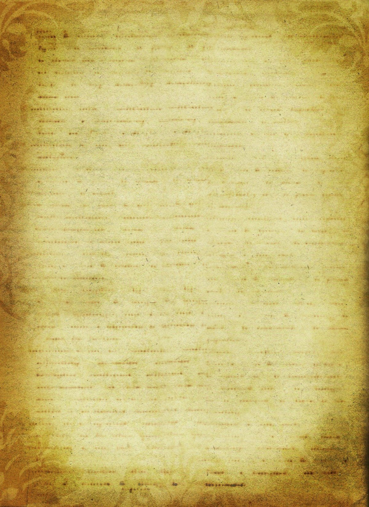 Старинный лист для письма