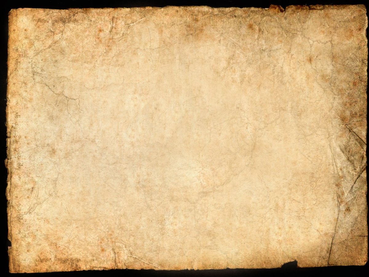 Название на старой бумаге