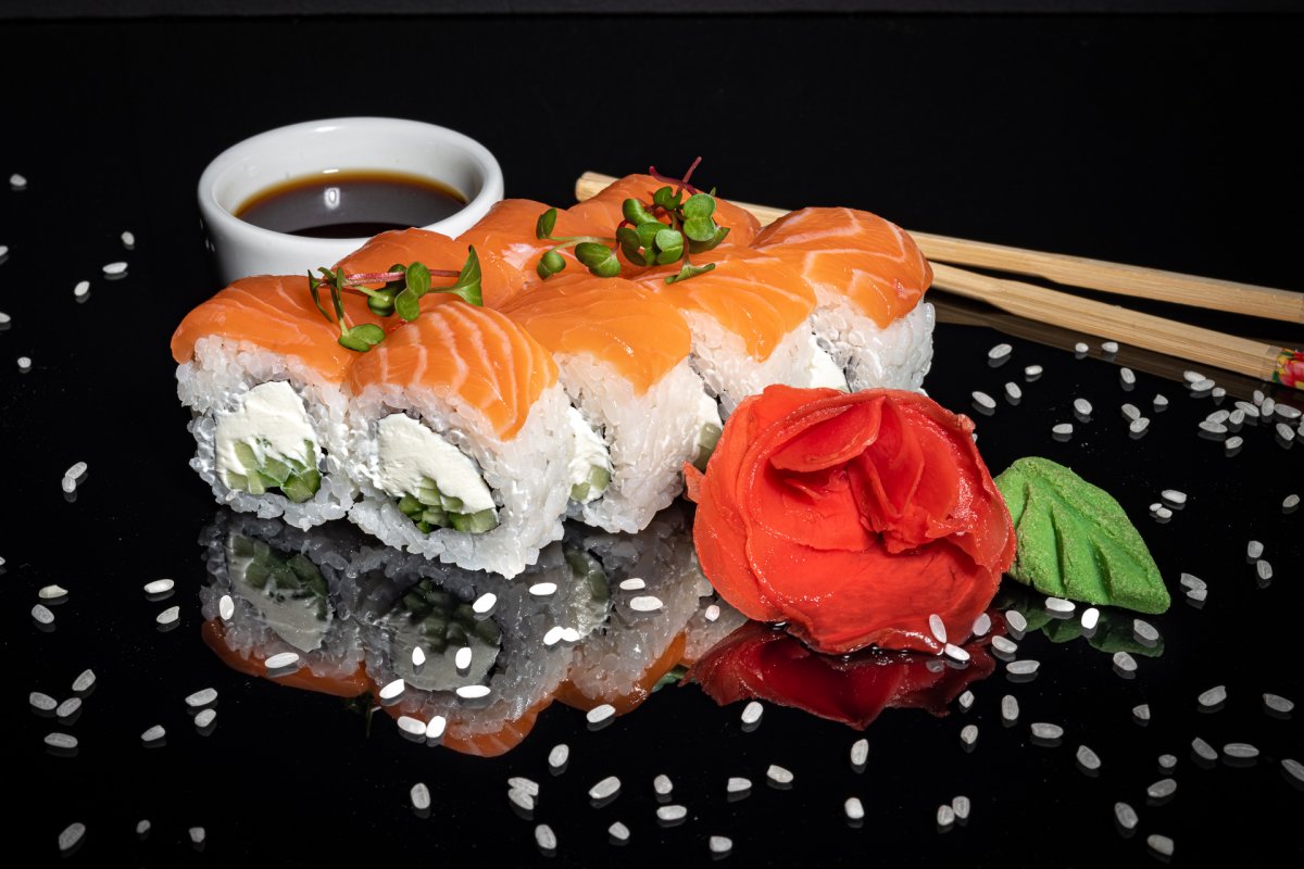 Суши роллы фон