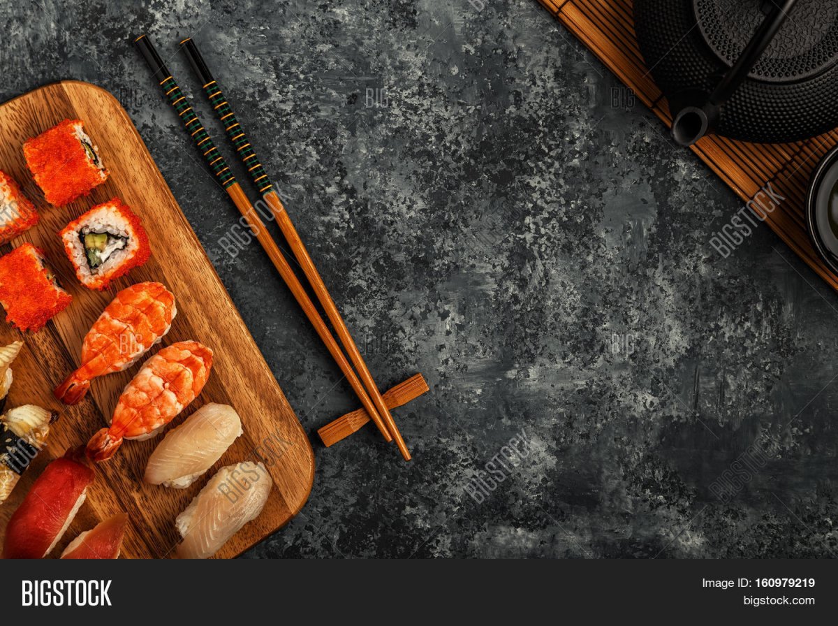 Фон для меню пиццы и роллов