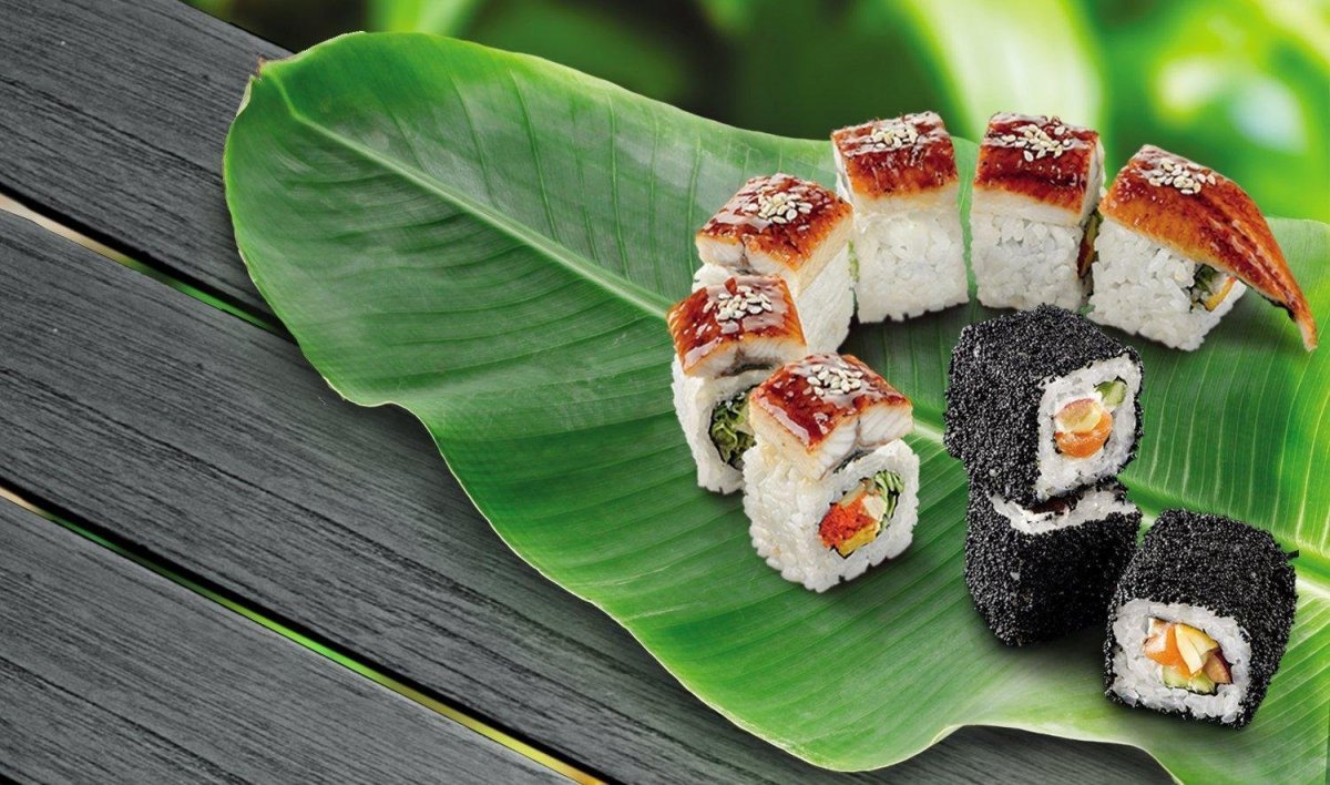 Суши роллы фон