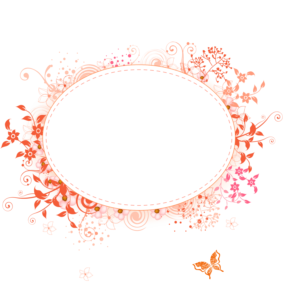 Рамка для текста круглая