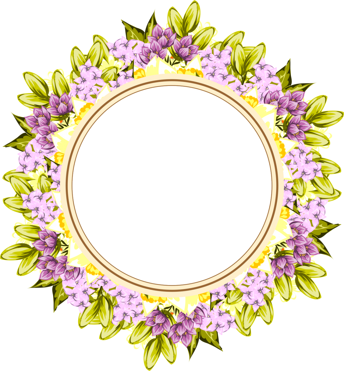 Фоторамка круглая