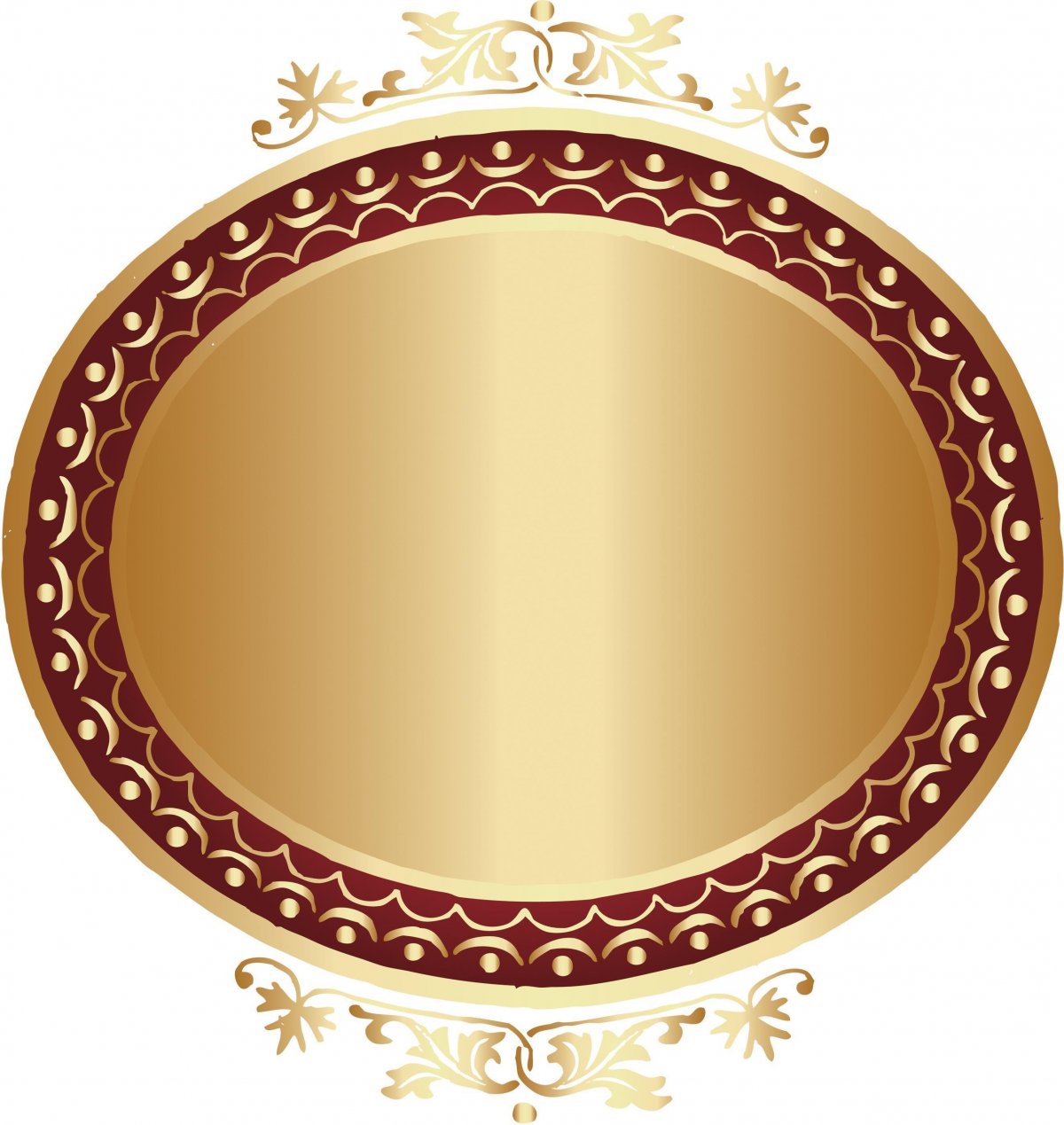 Круглая рамка с цветами