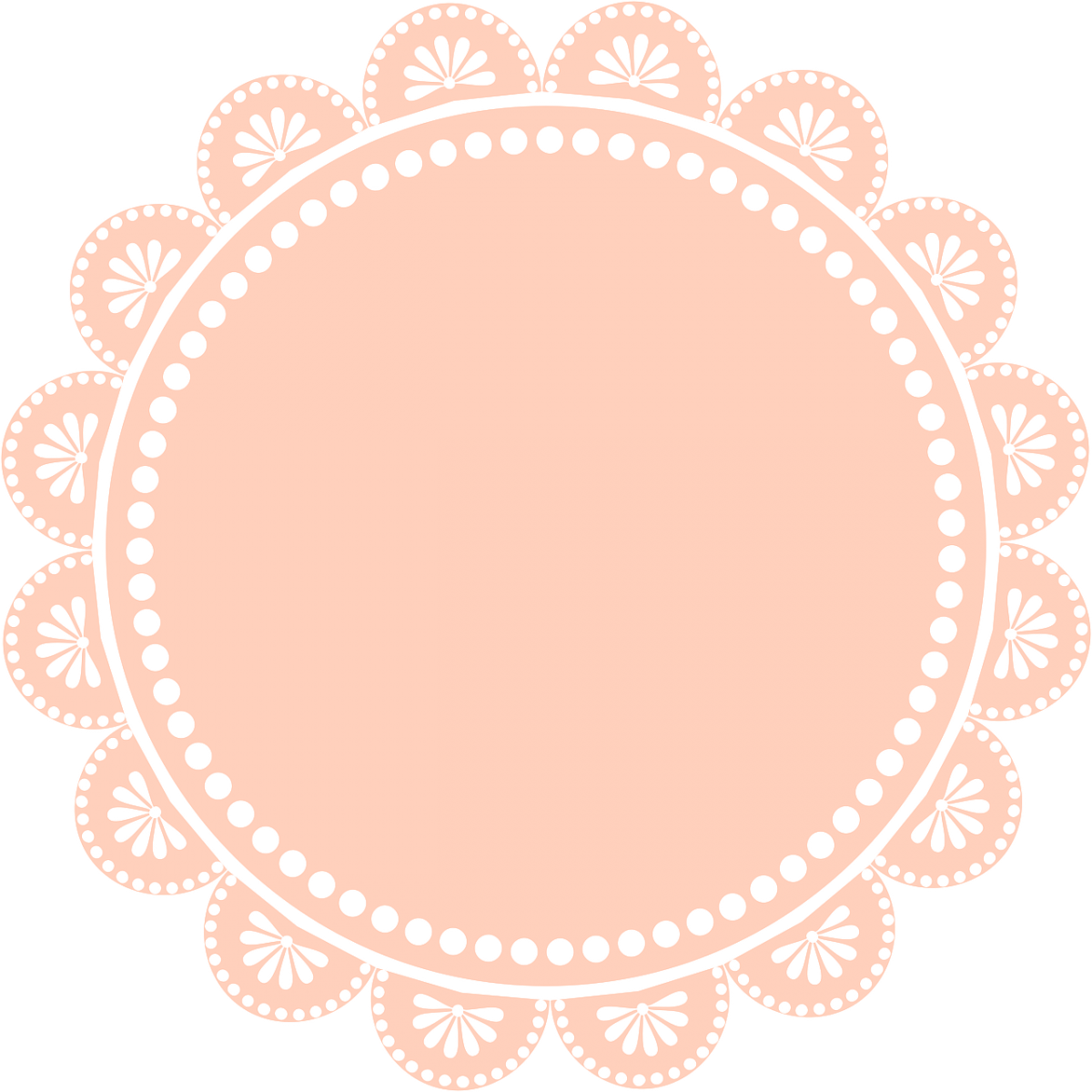 Круглая рамка