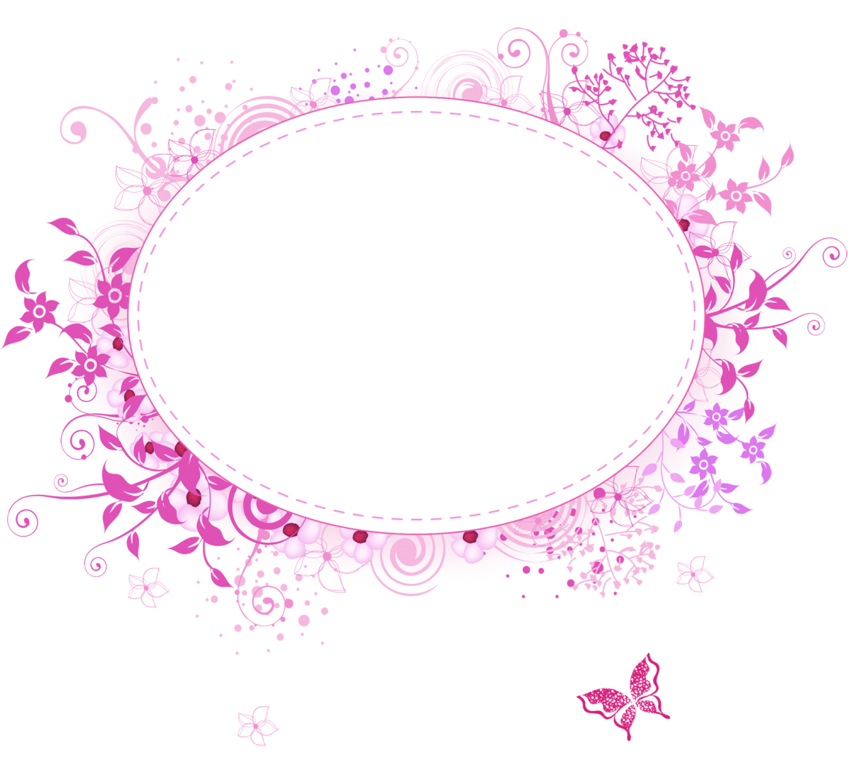 Овальная рамка