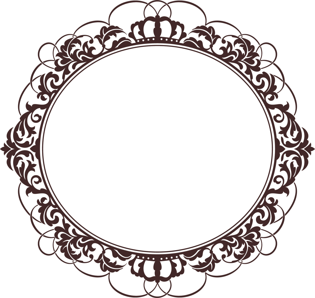 Открытка овальная