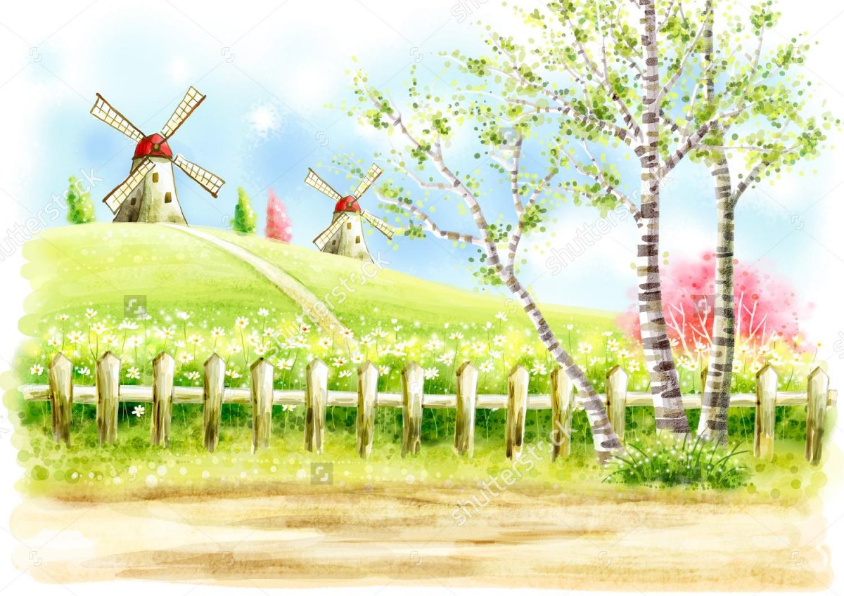 Весна в сказочной деревне