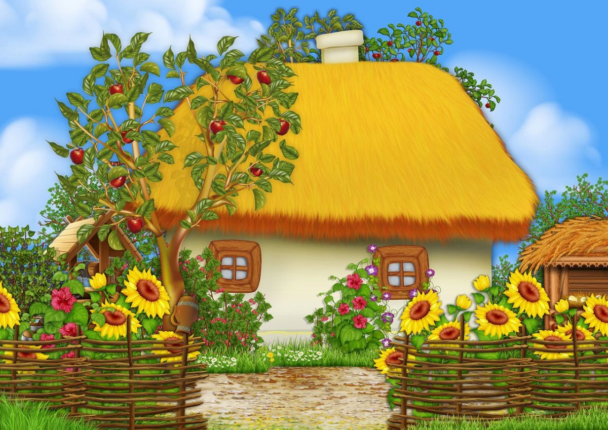 Украинский хата дети