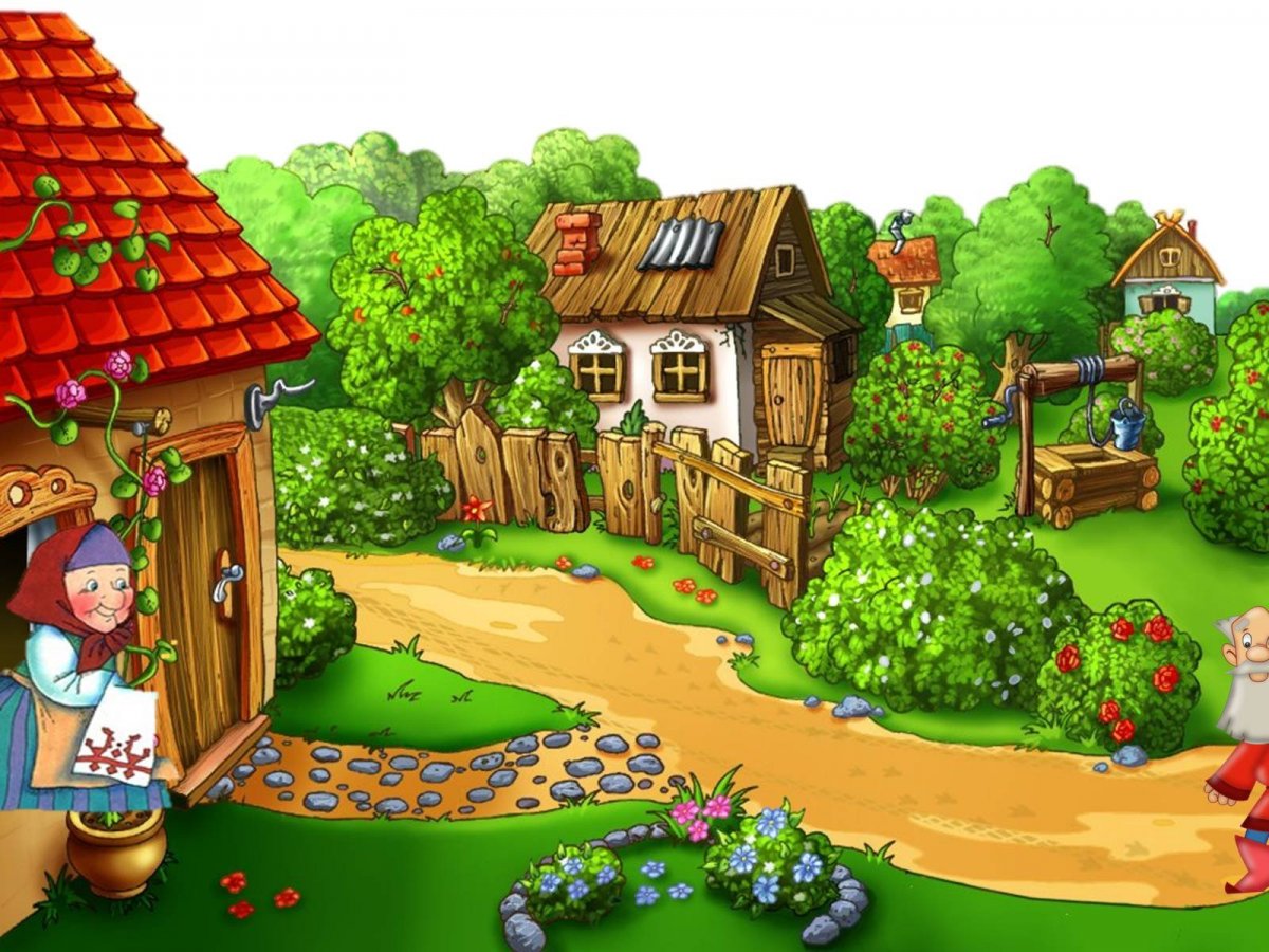 Сказочный деревенский домик