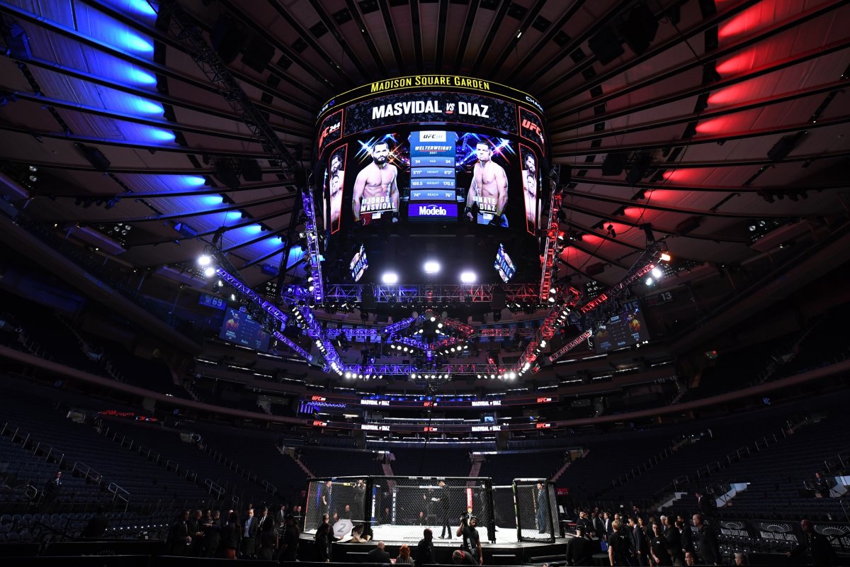 Мэдисон сквер Гарден в Нью-Йорке юфс