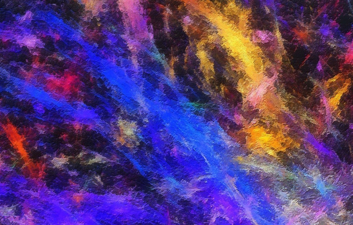 Разноцветный фон красками