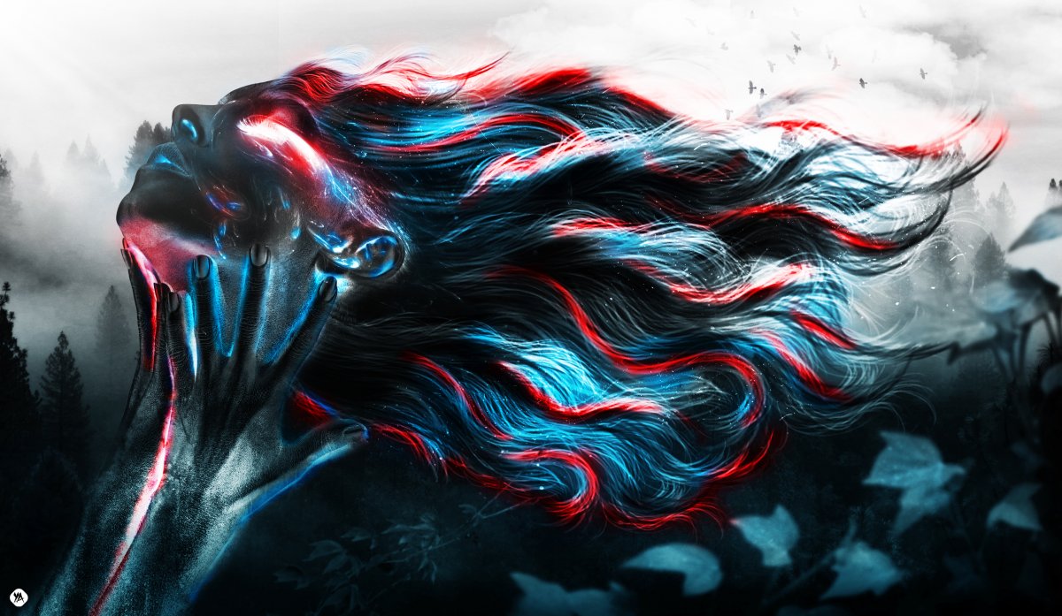 Девушка. Абстракция