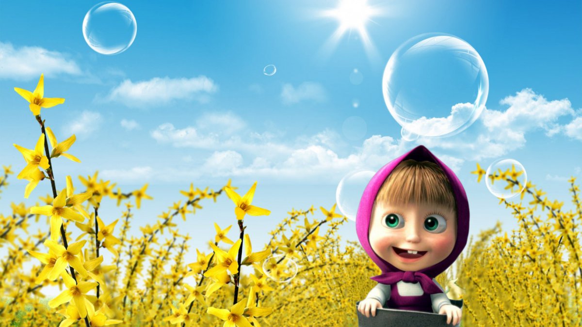 Рамка Маша и медведь