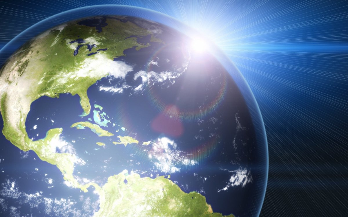 Красивая Планета земля