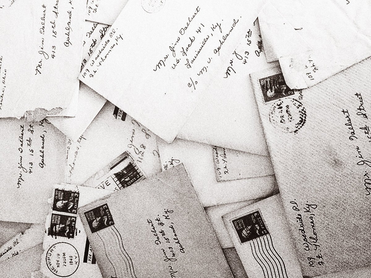 Фон письма с фронта