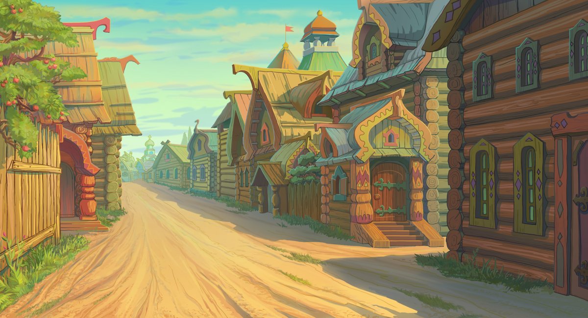 Деревня из сказки