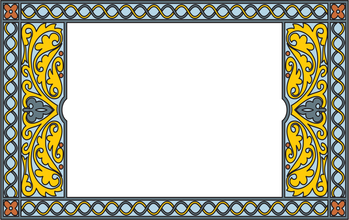 Рамка в народном стиле