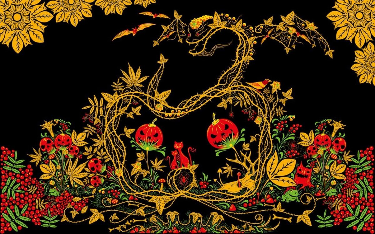 Фрактальная Хохлома