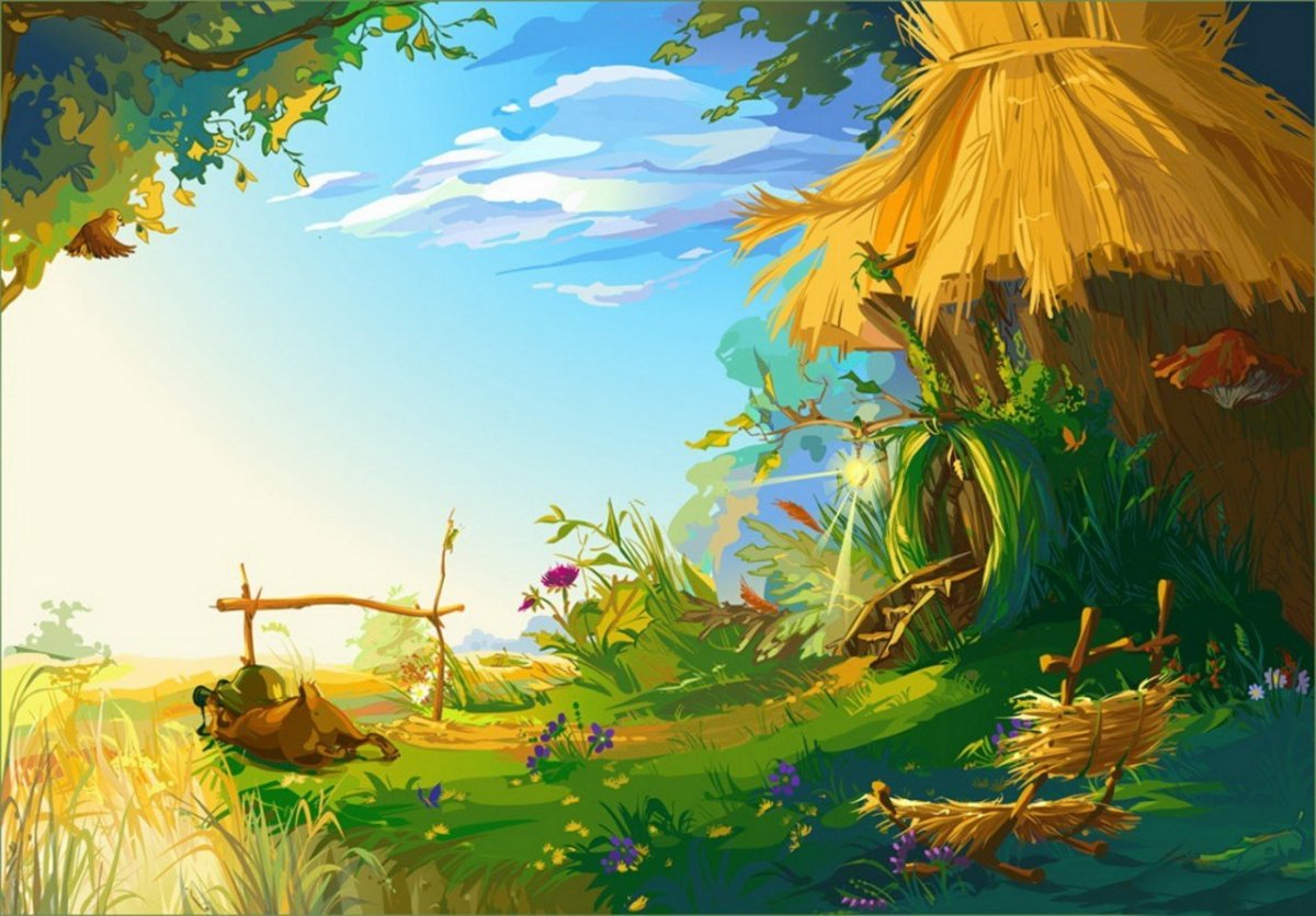 Пейзажи из мультфильмов