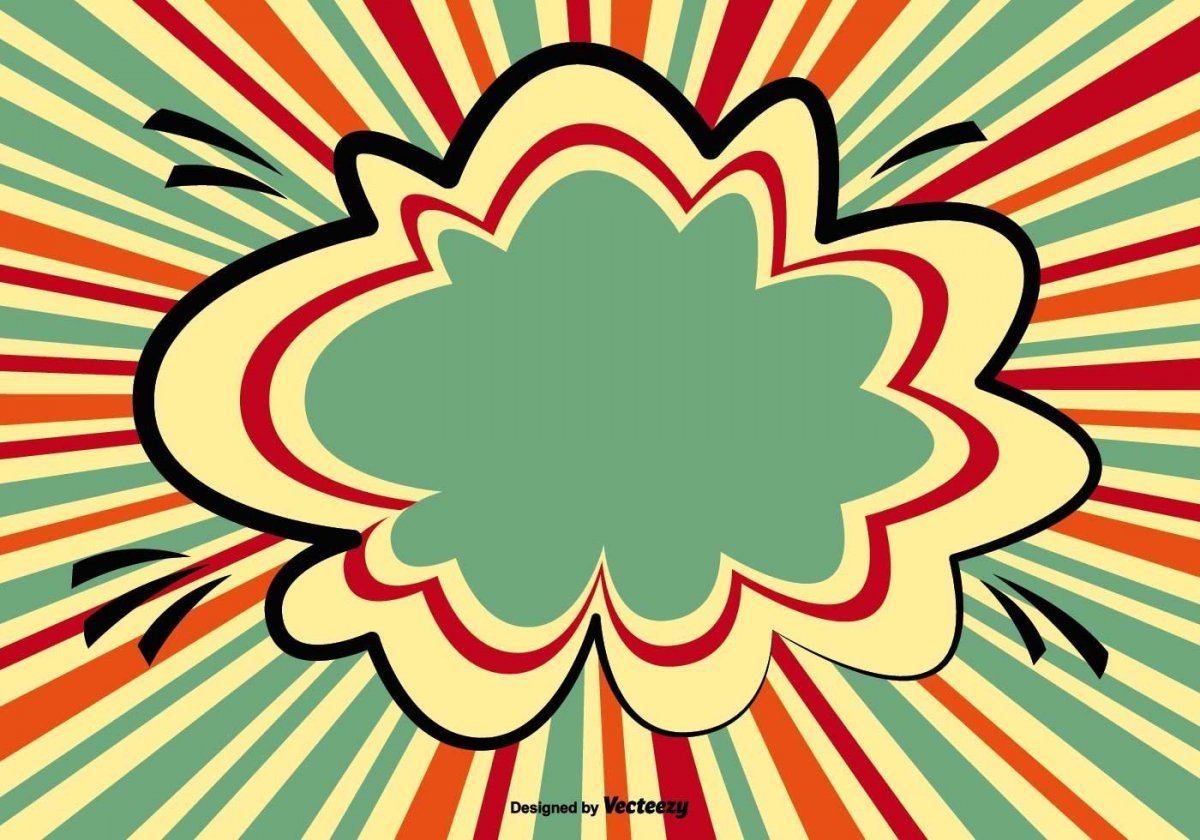 Фон в стиле поп арт