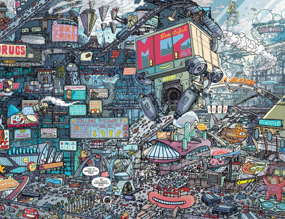 Обложка в стиле комикса