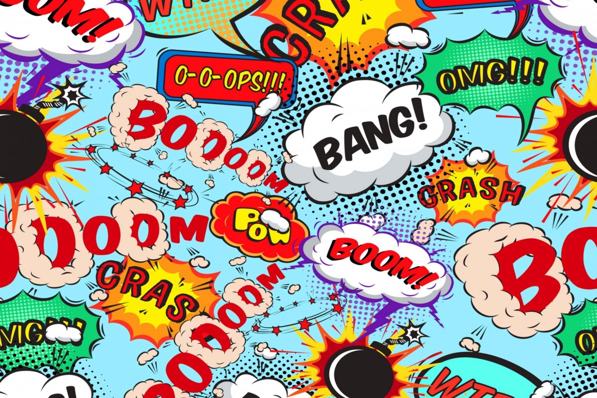 Обложка в стиле комикса